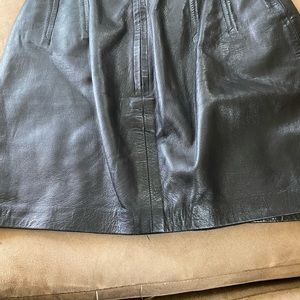 Leather Skirt